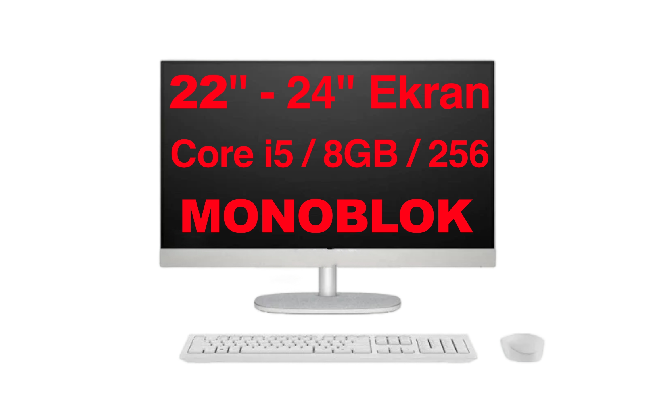 Monoblok Komputer i5, 8GB, 256GB SSD – 22'' və 24'' Ekran Seçimləri