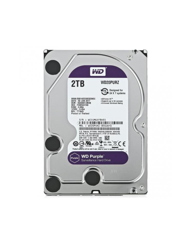 Sərt Disk WD PURPLE 2TB 24/7 (WD22PURZ)