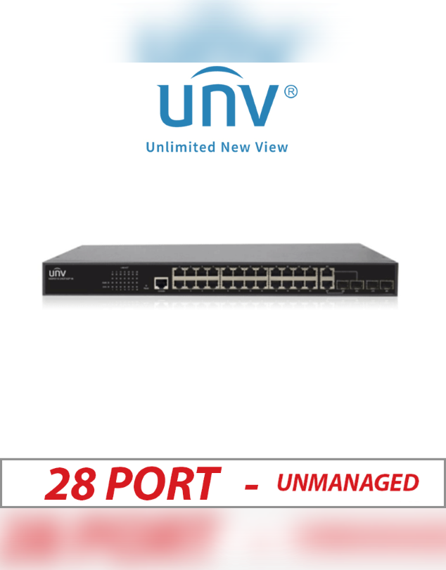 Şəbəkə keçid cihazı (Switch) - SWITCH UNV NSW5110-24GT4GP-IN