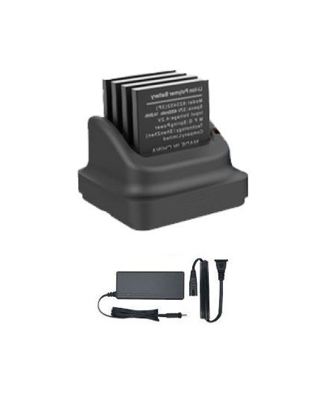 C66 MBC cradle with 12V2A adapter for charging 4pcs C66 batteries