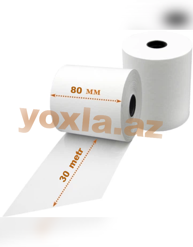 Kassa çeki 80*30 metr